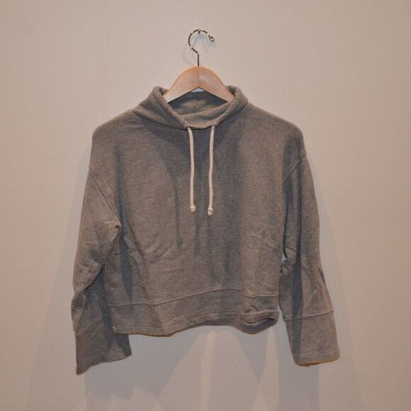 Madewell Tops - Madewell Size XS Grey Mockneck Sweatshirt